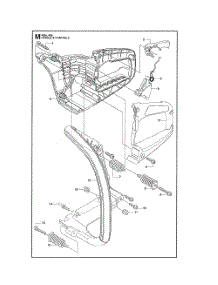 Handle & Controls parts for Husqvarna Chainsaw 455E from AppliancePartsPros.com