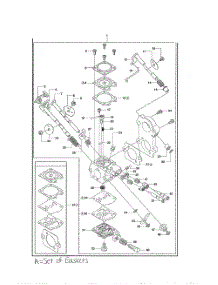 Carburetor Details parts for Husqvarna Chainsaw 460 from AppliancePartsPros.com