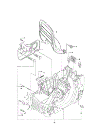 Crankcase parts for Husqvarna Chainsaw 460 from AppliancePartsPros.com