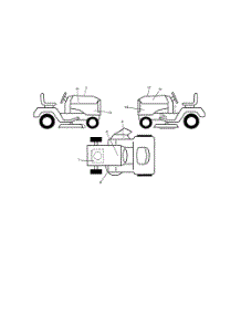 Decals parts for Husqvarna Riding Mower Tractor 502110 from AppliancePartsPros.com