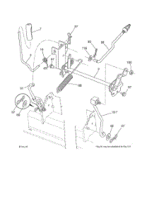 Mower Lift parts for Husqvarna Riding Mower Tractor 502120 from AppliancePartsPros.com