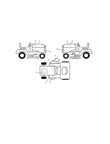 Decals parts for Husqvarna Riding Mower Tractor 502120 from AppliancePartsPros.com