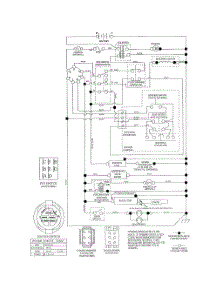 Schematic Diagram parts for Husqvarna Riding Mower Tractor 502140 from AppliancePartsPros.com
