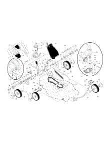 Wheels  /  Tires  /  Gearcase parts for Husqvarna Walk Behind Lawn Mower 5521BBC from AppliancePartsPros.com