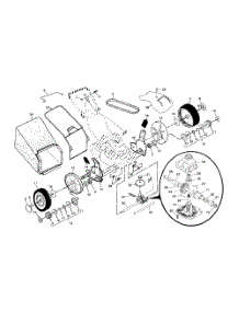 Wheels  /  Tires Bag  /  Belt  /  Drive Cover parts for Husqvarna Walk Behind Lawn Mower 5521CHVA from AppliancePartsPros.com