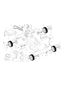 Wheels  /  Tires  /  Drive Control parts for Husqvarna Walk Behind Lawn Mower 55R21HVC from AppliancePartsPros.com