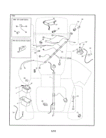Electrical parts for Husqvarna Riding Mower Tractor 917240460 from AppliancePartsPros.com