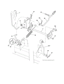 Mower Lift parts for Husqvarna Riding Mower Tractor 917240460 from AppliancePartsPros.com