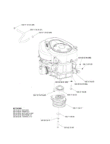 Engine Assembly (22 & 24 Hp) parts for Husqvarna Riding Mower Tractor 917277800 from AppliancePartsPros.com