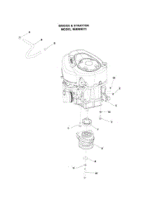 Engine Assembly (19 Hp) parts for Husqvarna Riding Mower Tractor 917277820 from AppliancePartsPros.com