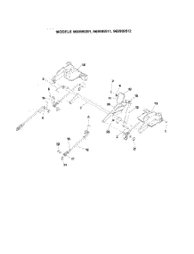 Deck Lift parts for Husqvarna Riding Mower Tractor 917277820 from AppliancePartsPros.com