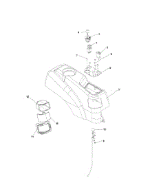 Console parts for Husqvarna Riding Mower Tractor 917277840 from AppliancePartsPros.com