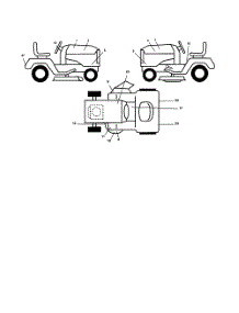 Decals parts for Husqvarna Riding Mower Tractor 917279040 from AppliancePartsPros.com