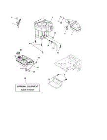 Engine parts for Husqvarna Riding Mower Tractor 917279060 from AppliancePartsPros.com