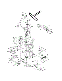 Mower Deck parts for Husqvarna Riding Mower Tractor 917279060 from AppliancePartsPros.com