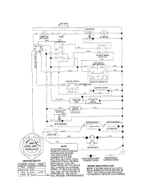 Schematic parts for Husqvarna Riding Mower Tractor 917279060 from AppliancePartsPros.com
