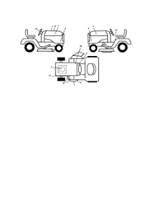 Decals parts for Husqvarna Riding Mower Tractor 917279090 from AppliancePartsPros.com