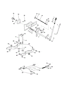 Lift Assembly parts for Husqvarna Riding Mower Tractor 917279090 from AppliancePartsPros.com