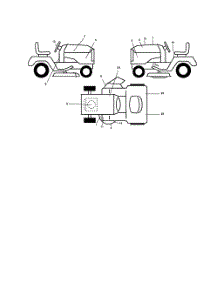 Decals parts for Husqvarna Riding Mower Tractor 917279100 from AppliancePartsPros.com