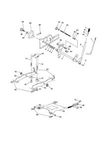 Lift Assembly parts for Husqvarna Riding Mower Tractor 917279100 from AppliancePartsPros.com