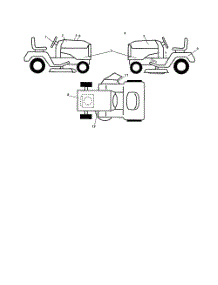 Decals parts for Husqvarna Riding Mower Tractor 917279180 from AppliancePartsPros.com