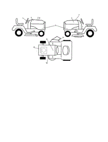 Decals parts for Husqvarna Riding Mower Tractor 917279181 from AppliancePartsPros.com