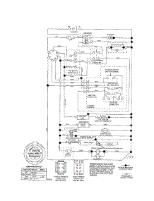 Schematic-Tractor parts for Husqvarna Riding Mower Tractor 917279181 from AppliancePartsPros.com