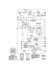 Schematic-Tractor parts for Husqvarna Riding Mower Tractor 917279241 from AppliancePartsPros.com