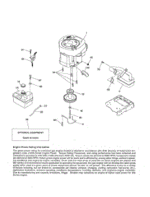Engine parts for Husqvarna Riding Mower Tractor 917280020 from AppliancePartsPros.com