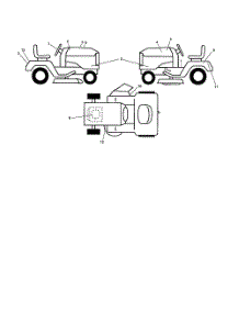 Decals parts for Husqvarna Riding Mower Tractor 917287540 from AppliancePartsPros.com