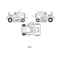 Decals parts for Husqvarna Riding Mower Tractor 917289580 from AppliancePartsPros.com