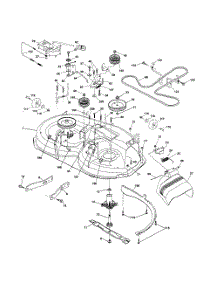 Mower Deck parts for Husqvarna Riding Mower Tractor 917289600 from AppliancePartsPros.com