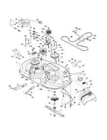 Mower Deck parts for Husqvarna Riding Mower Tractor 917289610 from AppliancePartsPros.com