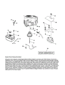 Engine parts for Husqvarna Riding Mower Tractor 917289620 from AppliancePartsPros.com