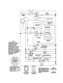 Schematic Diagram parts for Husqvarna Riding Mower Tractor 917289620 from AppliancePartsPros.com
