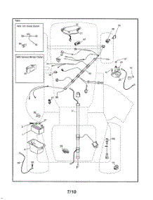 Electrical parts for Husqvarna Riding Mower Tractor 917289630 from AppliancePartsPros.com