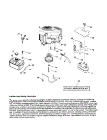 Engine parts for Husqvarna Riding Mower Tractor 917289630 from AppliancePartsPros.com