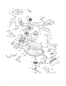 Mower Deck parts for Husqvarna Riding Mower Tractor 917289630 from AppliancePartsPros.com