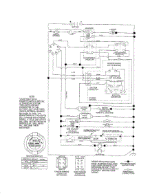Schematic Diagram-Tractor parts for Husqvarna Riding Mower Tractor 917289630 from AppliancePartsPros.com