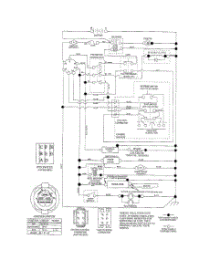Schematic Diagram parts for Husqvarna Riding Mower Tractor 917289640 from AppliancePartsPros.com
