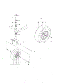 Wheels  /  Tires parts for Husqvarna Riding Mower Tractor 917289880 from AppliancePartsPros.com