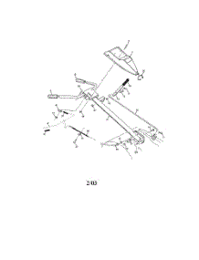 Handle Assembly parts for Husqvarna Tiller 917296250 from AppliancePartsPros.com