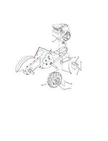 Mainframe, Right Side parts for Husqvarna Tiller 917296250 from AppliancePartsPros.com