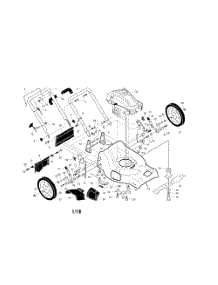 Engine  /  Housing  /  Handle parts for Husqvarna Walk Behind Lawn Mower 917374082 from AppliancePartsPros.com