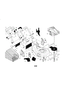 Engine  /  Housing  /  Handle parts for Husqvarna Walk Behind Lawn Mower 917374140 from AppliancePartsPros.com
