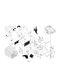 Engine  /  Housing  /  Handle parts for Husqvarna Walk Behind Lawn Mower 917374142 from AppliancePartsPros.com
