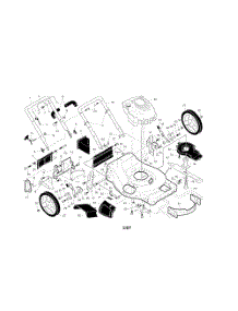 Engine  /  Housing  /  Handles parts for Husqvarna Walk Behind Lawn Mower 917374422 from AppliancePartsPros.com
