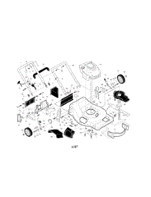 Engine  /  Housing  /  Handle parts for Husqvarna Walk Behind Lawn Mower 917374443 from AppliancePartsPros.com