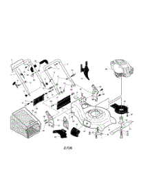 Handles  /  Engine  /  Housing parts for Husqvarna Walk Behind Lawn Mower 917374455 from AppliancePartsPros.com