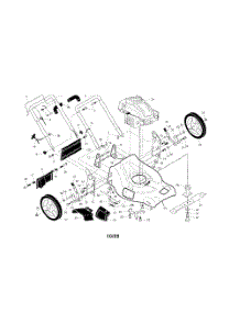 Engine  /  Housing  /  Handle parts for Husqvarna Walk Behind Lawn Mower 917376821 from AppliancePartsPros.com